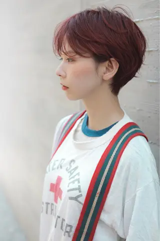 ショート カラー ショートヘア特化 似合せが得意🤩のヘアスタイル