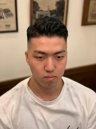 ショート HIRO銀座　バーバーショップ大宮所属・ヒロ銀座 林のヘアスタイル