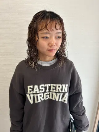 ミディアム en⁺　trust所属・レノ/en trust/金沢市のヘアスタイル