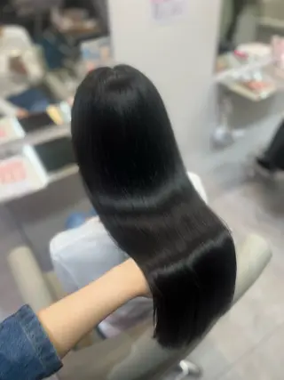 ロング カラー amane໒꒱うる艶 ブリーチ透明感カラーのヘアスタイル