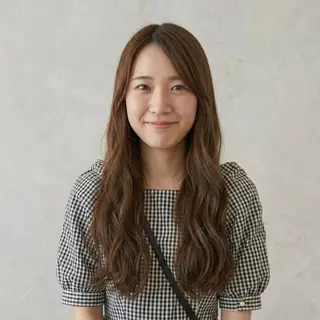 ロング ベージュ＊Spica 【ミルクティー】のヘアスタイル