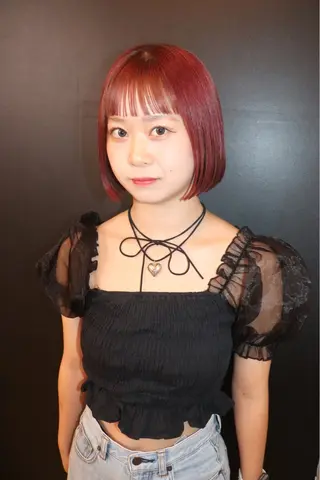 ミディアム カラー ヘアアレンジ @kyoniyy KYONIのヘアスタイル