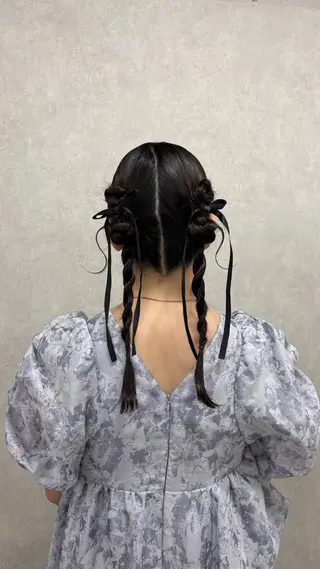 ミディアム Haruka /うる艶透明感カラーのヘアスタイル