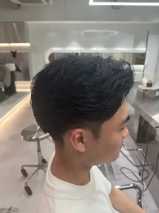 パーマ メンズ ブリーチ/パーマ特化 片平和寿のヘアスタイル