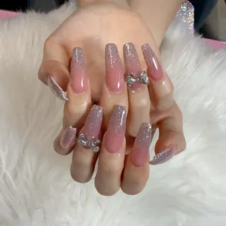 ネイル 🎀nana🫧 ワンホンネイル🎀のネイルデザイン