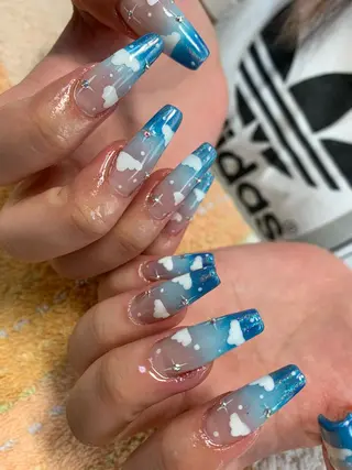 ネイル rukianail 新里のネイルデザイン