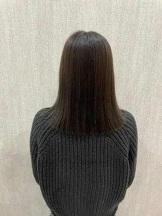 セミロング 店長✨レイヤー✖️ 髪質改善✖️韓国ヘアのヘアスタイル