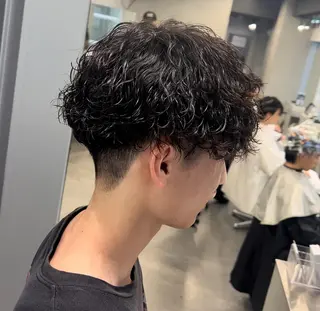 ショート パーマ メンズ 松下 友希 【fifth】のヘアスタイル