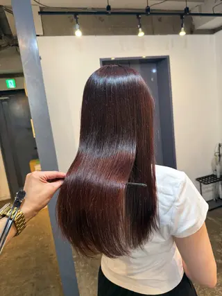 ロング 縮毛矯正/レイヤー カット⭐️SHOTAのヘアスタイル