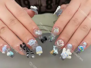 ネイル 神田 ココナッツのネイルデザイン