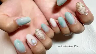 ミディアム ネイル ネイルスタジオ シェイクユアハンズのネイルデザイン