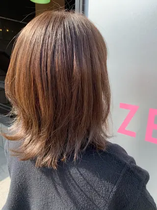 ミディアム カラー 立川/シールエクステ /みづきのヘアスタイル