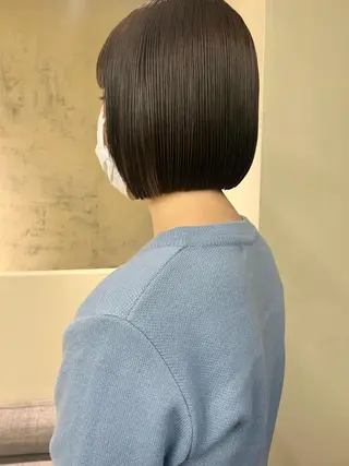 ショート 西山 紗耶香🪽 透明感カラー/ボブのヘアスタイル