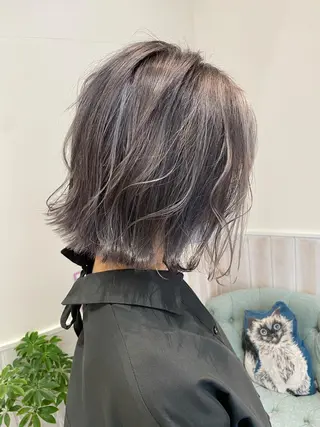 ミディアム カラー ✨店長 鈴木輝✨のヘアスタイル