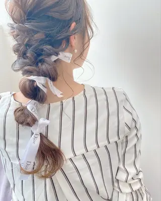 ロング ヘアアレンジ GRANLUSSO 〜グランルッソ駅前店所属・木口 嘉美のヘアスタイル