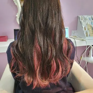 ロング カラー ヘアアレンジ ナカシマ  アユミのヘアスタイル