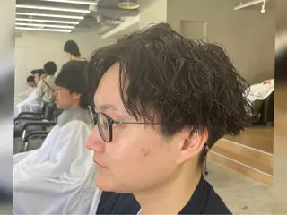 ショート パーマ メンズ メンズパーマ/新潟/ 万代／田崎亮🌟のヘアスタイル