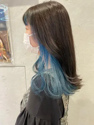 ミディアム カラー ♥️ブリーチ/ボブ/ レイヤー♥️maiのヘアスタイル