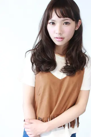 ロング 河野 薫のヘアスタイル