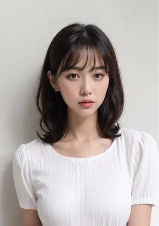 ミディアム 髪質改善×韓国ヘア HIROのヘアスタイル