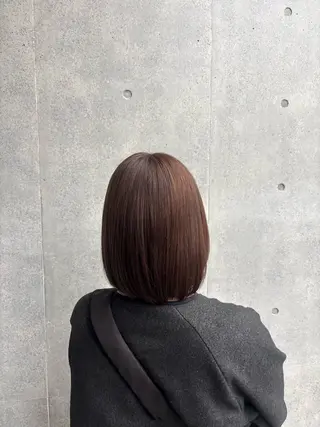 ミディアム カラー ハイトーン/艶髪/ スパ/下北沢もえかのヘアスタイル