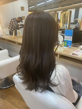 ロング カラー ヘアアレンジ 韓国ヘア sasugaのヘアスタイル