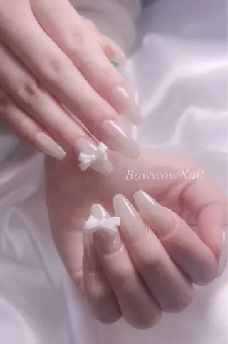 ネイル Bow wow Nail さや🧸のネイルデザイン