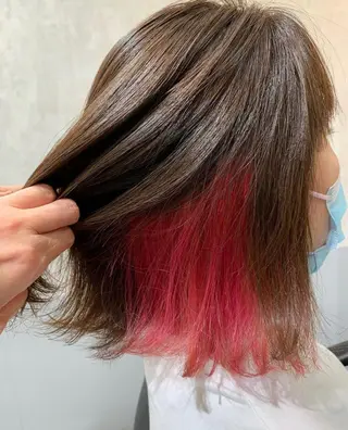 ショート カラー GO TODAY SHAiRE SALON  神戸三宮店所属・ナチュラル艶々縮毛 矯正シェアサロンのヘアスタイル