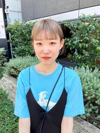 ミディアム カラー パーマ ヘアアレンジ メンズ キッズ ネイル マツエク・マツパ tatsumi/ボブ ウルフ/レイヤーのヘアスタイル