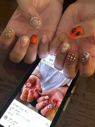 ショート mou mou nailのネイルデザイン