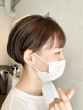 ショート ハイトーン×似合わせ 🌱中川慎之介のヘアスタイル