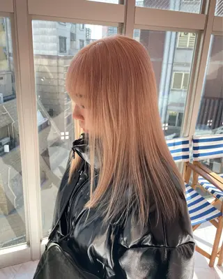 セミロング カラー 色落ち綺麗透明感カラ /ボブ/ナカツヒカルのヘアスタイル