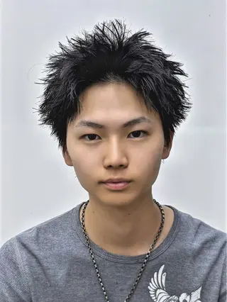 ショート メンズ headstock所属・カットパーマ枠 のすけ【五位堂】のヘアスタイル