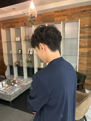 パーマ メンズ 髪質改善/ストレート パーマ長久手/ひかるのヘアスタイル