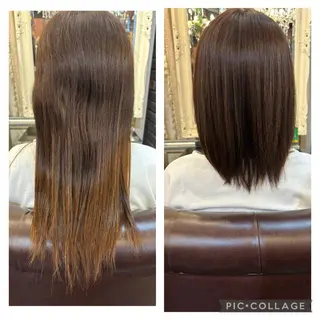 ミディアム 藤井菜々 （エルベスアクト）のヘアスタイル