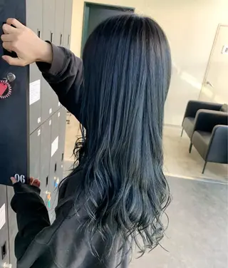 ロング カラー RAIA💎ケア ブリーチ＆パーマ💎のヘアスタイル