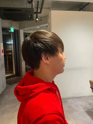 メンズ 葉月/ボブ/ 透明感カラー／中目黒のヘアスタイル