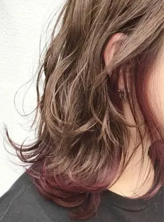 セミロング カラー VOGUE LOGIC所属・ヴォーグロジック CHISAのヘアスタイル