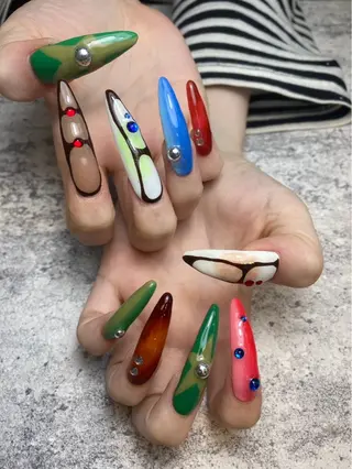 ネイル ネイルサロンmuumii所属・東十条muumii ネイルまつ毛のネイルデザイン