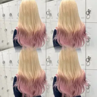 ロング カラー ハイトーン/レイヤー 透明感/瑶平のヘアスタイル