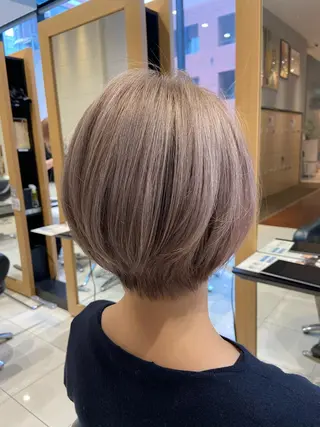 ショート ショート白髪染め無料 ／河瀬謙介のヘアスタイル