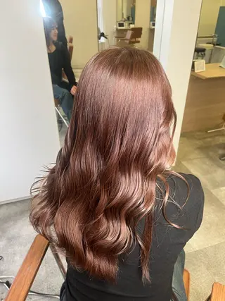 ミディアム カット/パーマ/カラ ー清本耕介のヘアスタイル