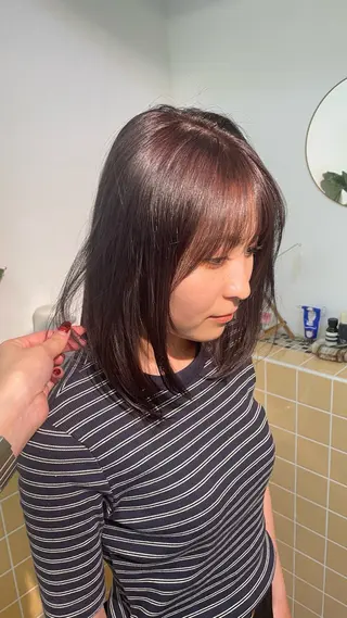 ミディアム カラー Seeknext // Rukaのヘアスタイル