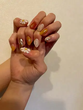 ネイル hair f.Row所属・阿部 千晶のネイルデザイン