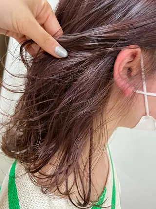 ミディアム カラー ヘアアレンジ 【Sweep】おじま のぞみのヘアスタイル