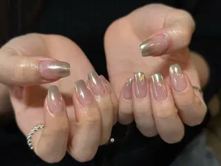 ネイル crescent nail　アユミのネイルデザイン