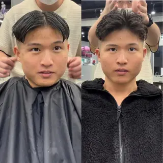 ショート パーマ メンズ fifth リュウセイのヘアスタイル