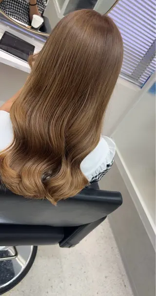 ロング カラー 韓国風カット大人気☆ 鈴木星奈のヘアスタイル