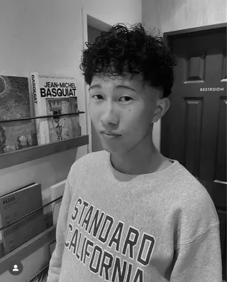 ショート メンズ パーマ率No.1 ／𝑻𝑨𝑲𝑼のヘアスタイル