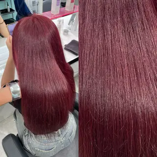 ロング カラー エフェクトブリーチ／ レイヤーカット／翔のヘアスタイル